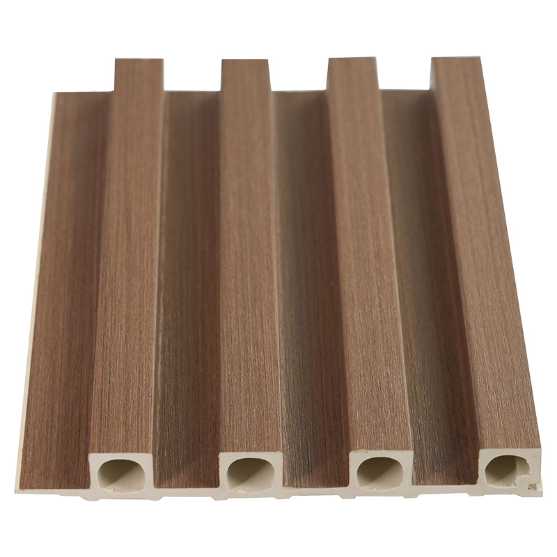 Lățime 150 mm Grosime 20 mm Panou decorativ al peretelui interior din PVC Grilaj cu orificii rotunde